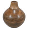 Wooden Hammered  Flower Vase  7"CDX15"HT